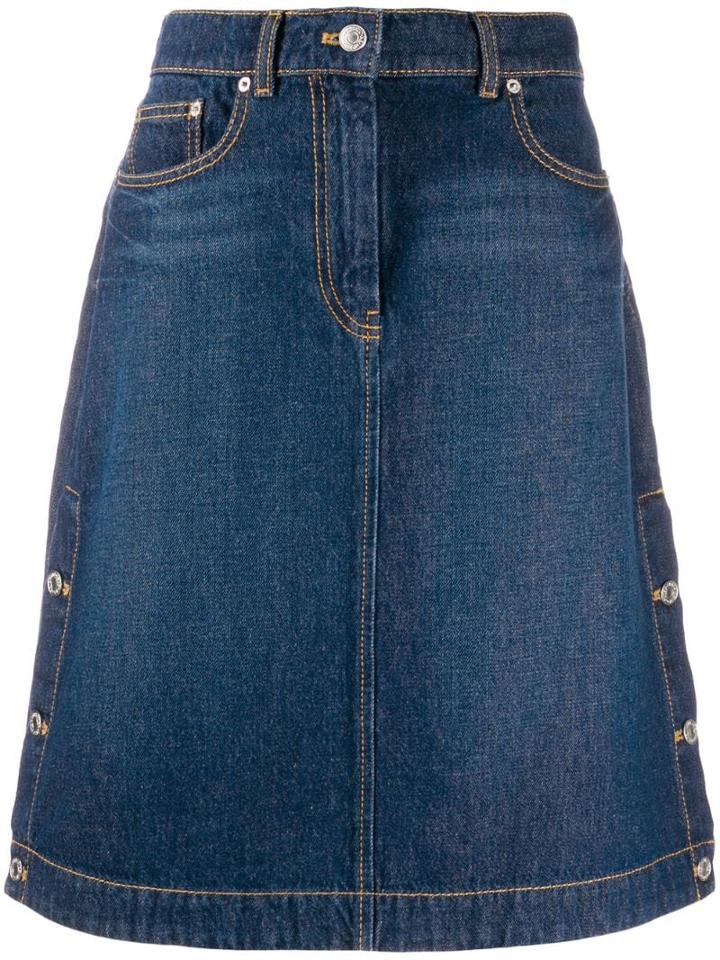 Kenzo High-rise Denim Skirt - Blue