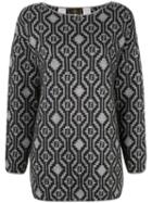 Fendi Pre-owned Patterned Knitted Jumper - Grey