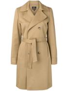 A.p.c. Belted Trench Coat - Neutrals