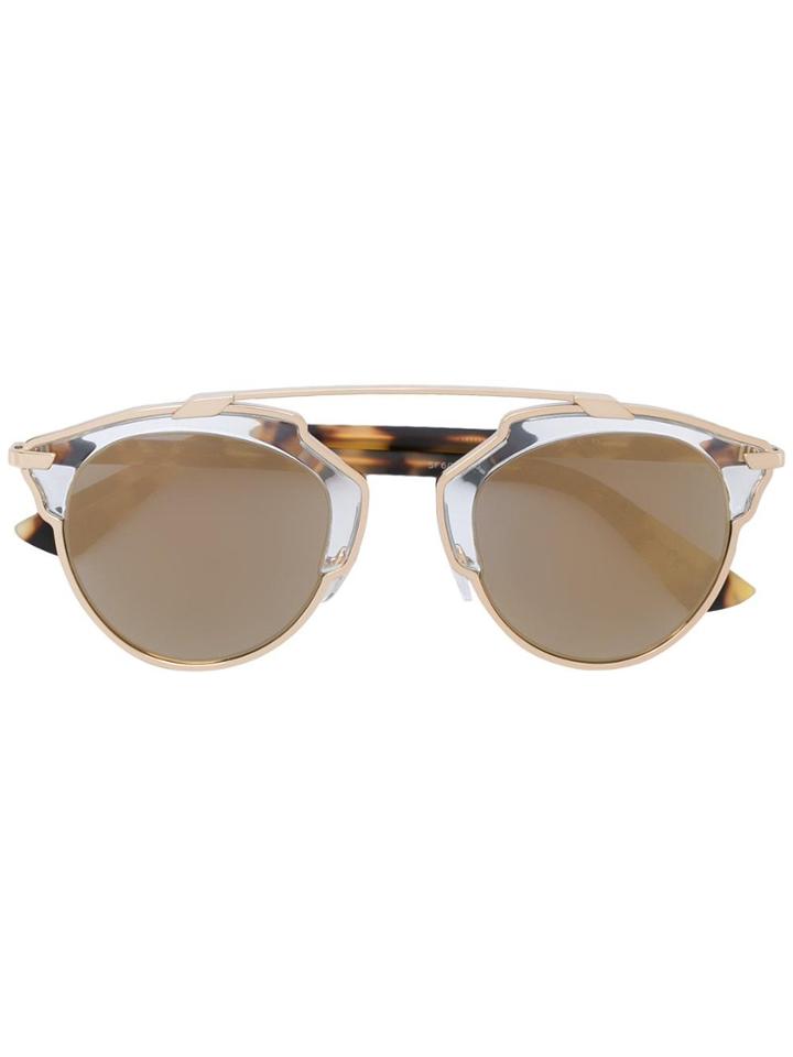 Dior Eyewear 'dior So Real' Sunglasses - Metallic