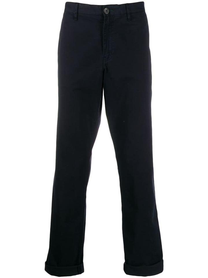 Ps Paul Smith Cotton Blend Chinos - Blue