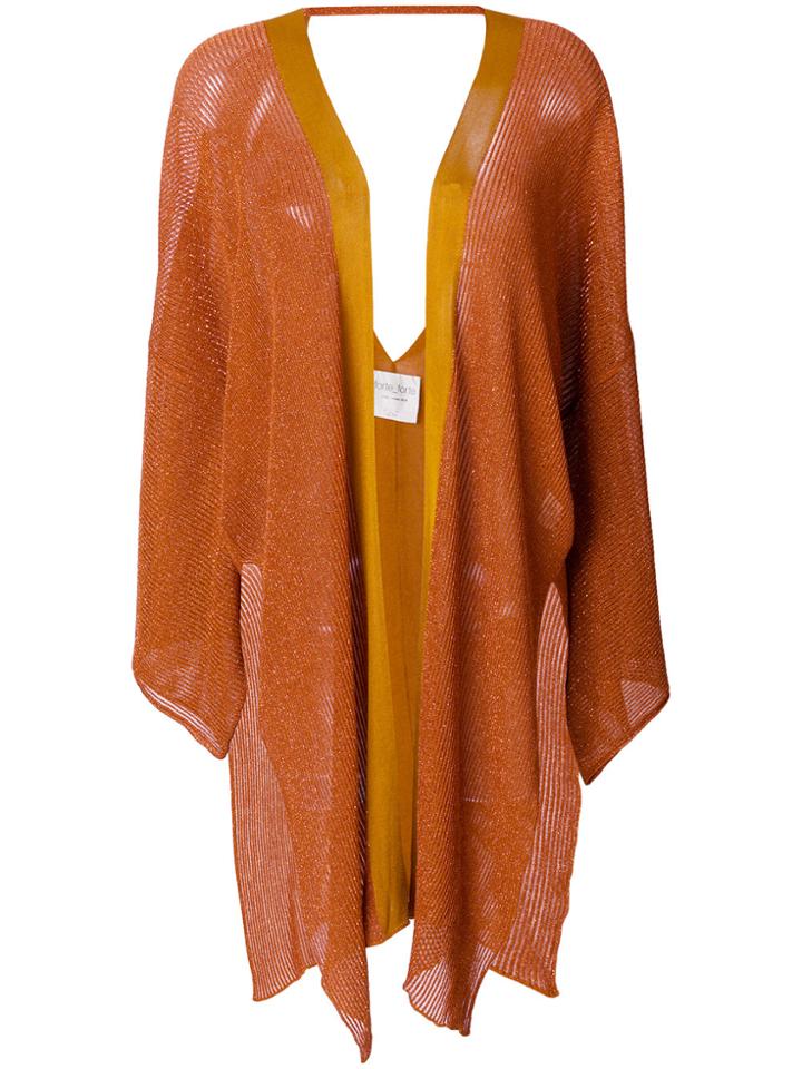 Forte Forte Knitted Kimono - Yellow & Orange