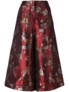 For Restless Sleepers Floral Print Cropped Palazzo Pants
