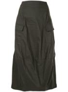 Rundholz Black Label Oversized Full Skirt - Green
