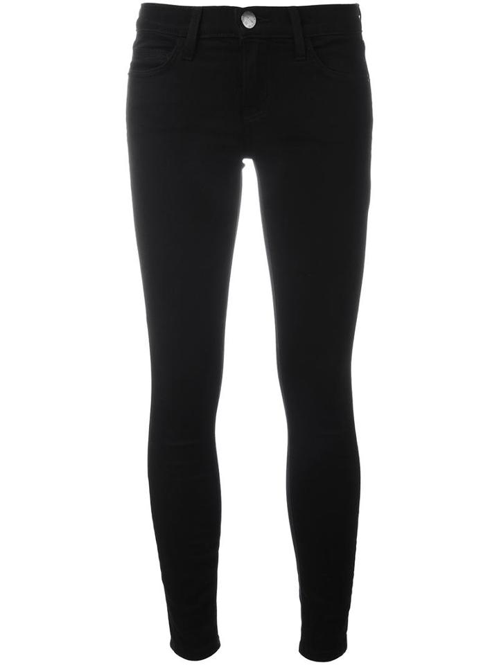 Current/elliott 'the Stiletto' Skinny Jeans, Women's, Size: 25, Black, Cotton/polyester/spandex/elastane