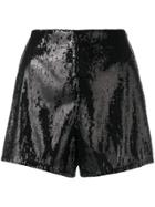 Philosophy Di Lorenzo Serafini Embellished Sequin Shorts - Black