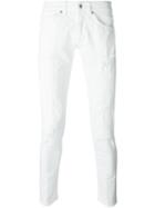 Dondup George Jeans, Men's, Size: 32, White, Cotton/spandex/elastane