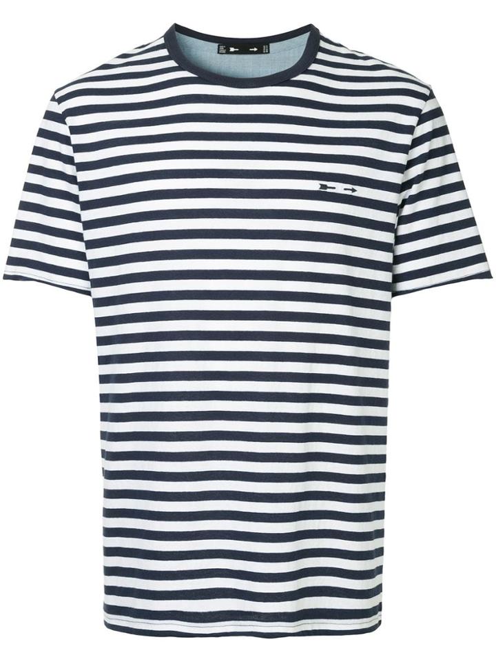 The Upside Logo Striped T-shirt - Blue