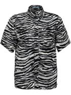 Prada Tiger Motif Shirt - Grey