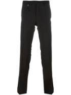 Incotex Skinny Tailored Trousers, Men's, Size: 54, Black, Wool