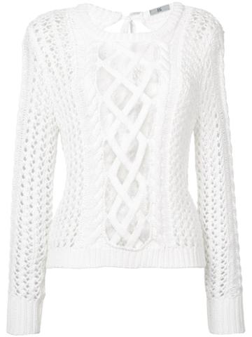 Zac Zac Posen - 'angela' Sweater - Women - Cotton - M, White, Cotton