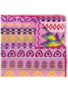 Escada Sport Mix Print Long Scarf - Pink
