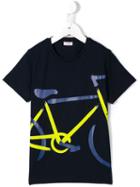 Il Gufo Bicycle Print T-shirt, Boy's, Size: 6 Yrs, Blue