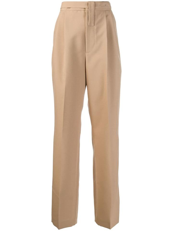 Plan C Wide-leg Trousers - Neutrals