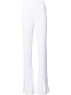 Osklen - Ribbed 'sailor' Pants - Women - Polyamide - P, White, Polyamide