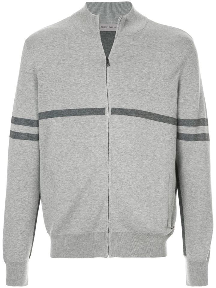 Corneliani Tracksuit Zipped Sweatshirt - Grey