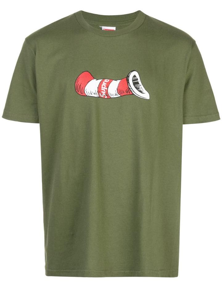 Supreme Cat In The Hat T-shirt - Green