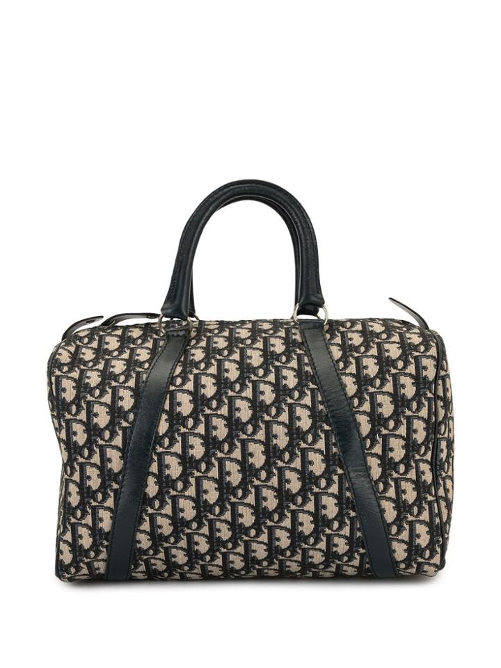 Christian Dior Pre-owned Trotter Boston Bag - Neutrals