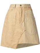 Loewe Asymmetric A-line Skirt - Brown