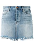 J Brand - Bonny Mini Denim Skirt - Women - Cotton - 25, Women's, Blue, Cotton
