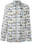 Versace 'sedie Print' Classic Shirt