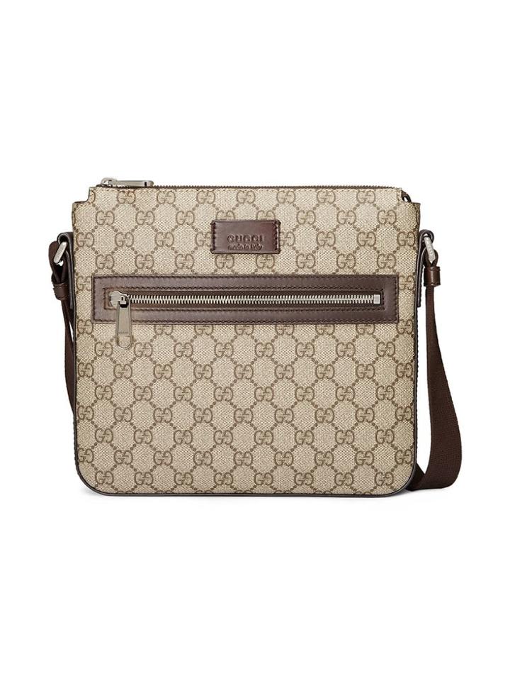 Gucci Gg Supreme Messenger - Neutrals