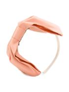 Hucklebones London - Giant Side Bow Hairband - Kids - Polyester - One Size, Nude/neutrals