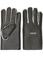 Undercover 'order/disorder' Gloves - Black