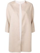 Manzoni 24 Three-quarter Sleeve Coat - Neutrals