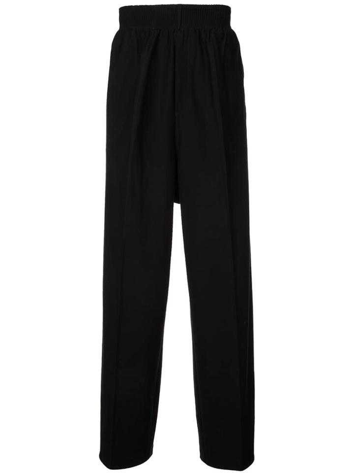 Y-3 Slouched Track Trousers - Black