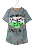 Vingino - Neon Detailing T-shirt - Kids - Cotton/viscose - 16 Yrs, Grey