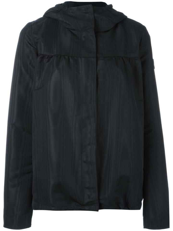 Moncler Gamme Rouge - Hooded Jacket - Women - Silk/polyester - Ii, Black, Silk/polyester