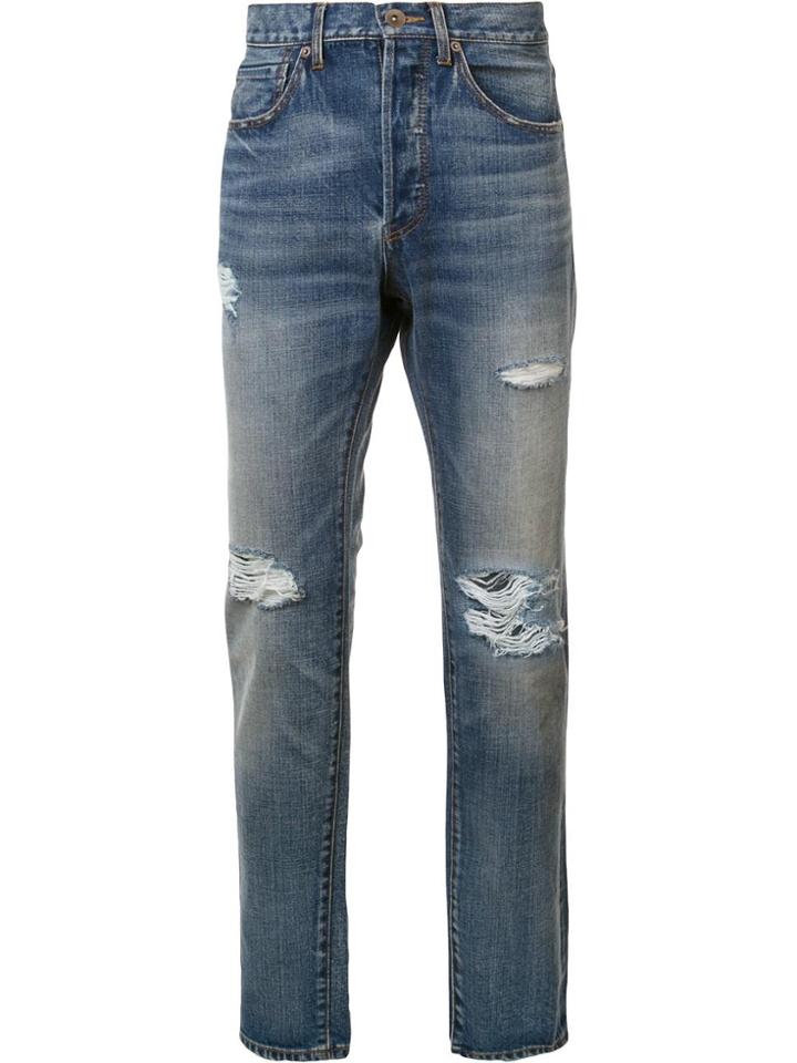 321 Ripped Detail Jeans - Blue