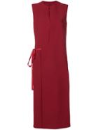 Haider Ackermann V-neck Midi Dress - Red