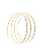 Mattia Cielo 18kt Rose Gold Rugiada Diamond Coil Bangle