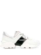 Rodo Contrast Stripe Sneakers - White