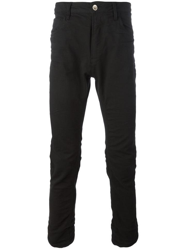 Poème Bohémien Skinny Jeans, Men's, Size: 46, Black, Cotton/spandex/elastane