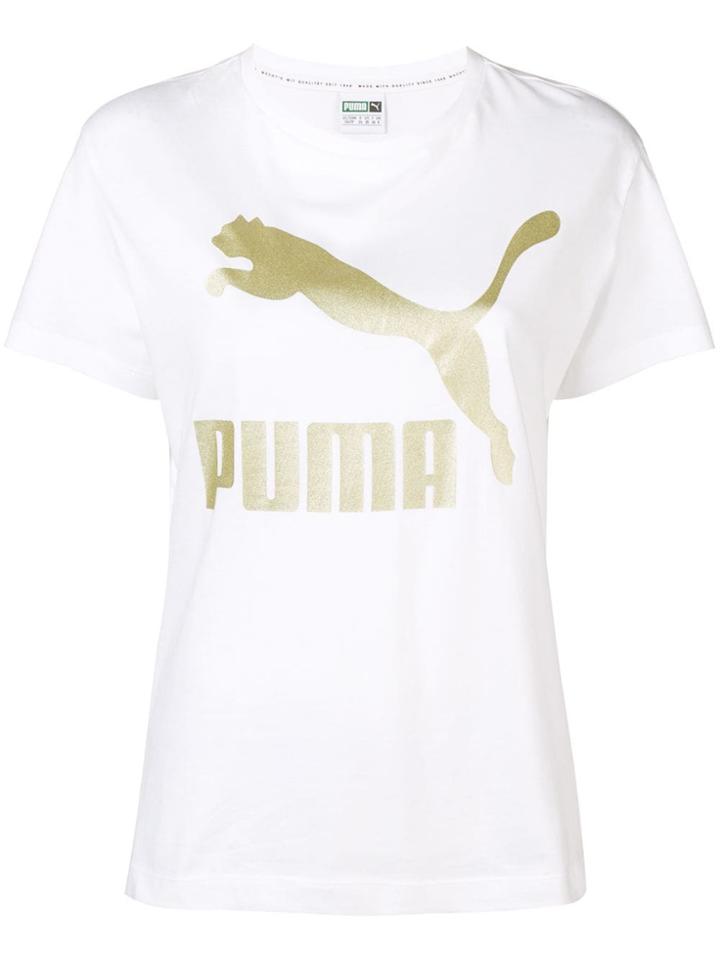 Puma Classics Logo T-shirt - White