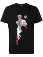 Just Cavalli Sculpture Print T-shirt - Black