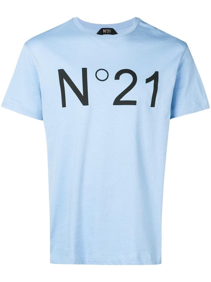Nº21 Logo Print T-shirt - Blue