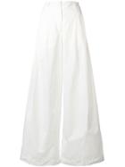 Andrea Ya'aqov Super-wide Trousers - White