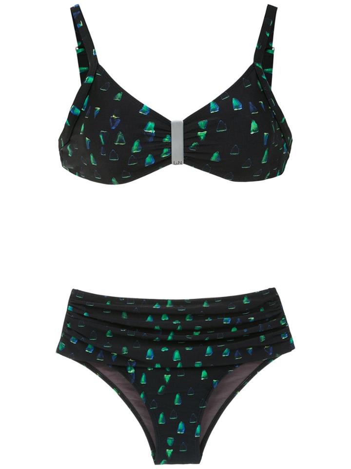 Lygia & Nanny Printed Anne Bikini Set - Black