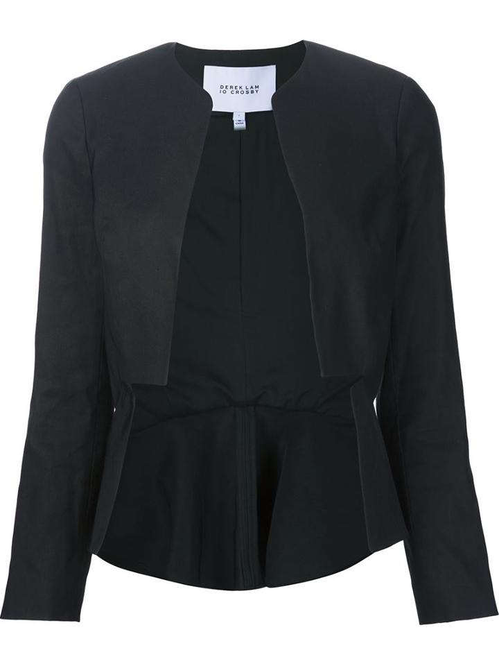 Derek Lam 10 Crosby Fitted Open Front Blazer