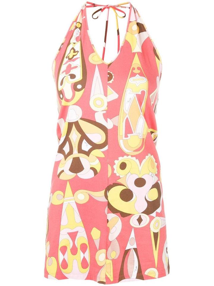 Emilio Pucci Pre-owned 1990's Printed Top - Orange