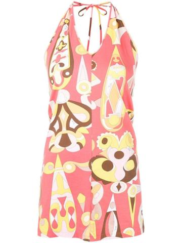 Emilio Pucci Pre-owned 1990's Printed Top - Orange