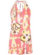 Emilio Pucci Pre-owned 1990's Printed Top - Orange