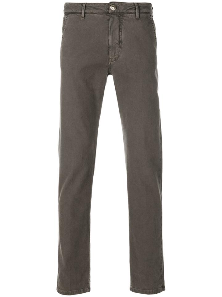 Barba Slim Fit Denim Jeans - Green