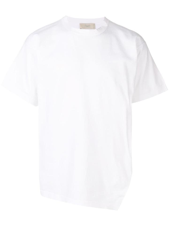 Maison Flaneur Slits Detail T-shirt - White