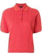 Ps By Paul Smith Short Sleeve Polo Shirt - Yellow & Orange