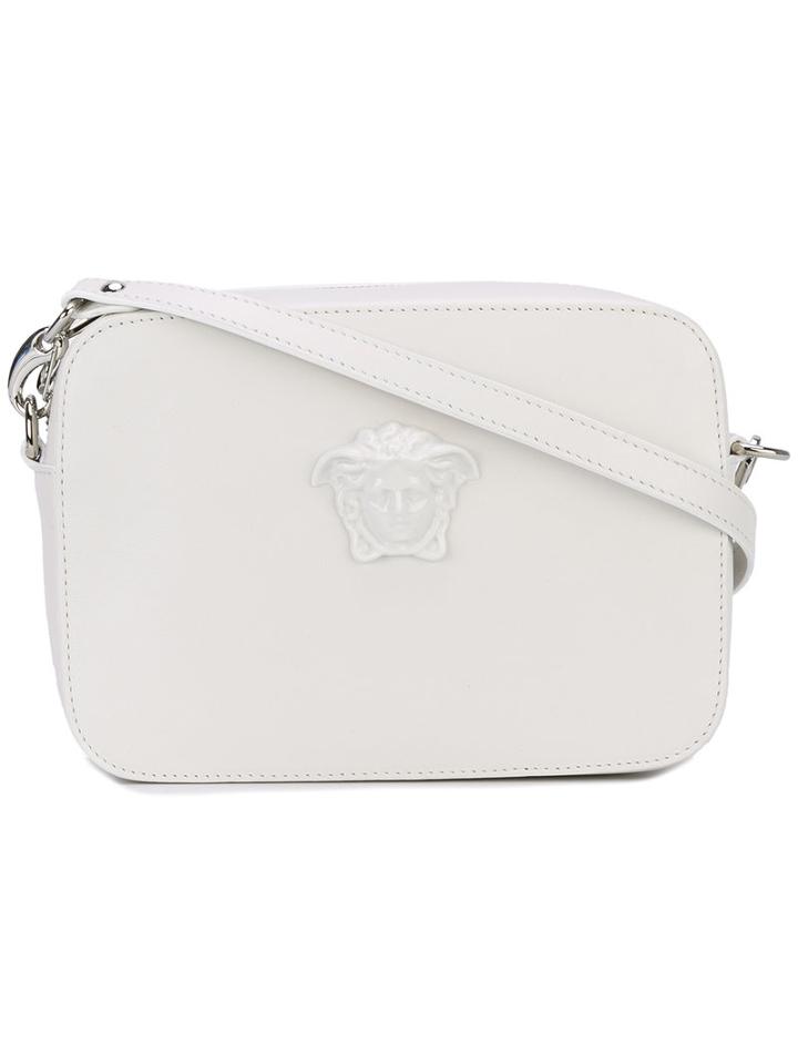 Versace - Medusa Palazzo Crossbody Bag - Women - Leather - One Size, White, Leather